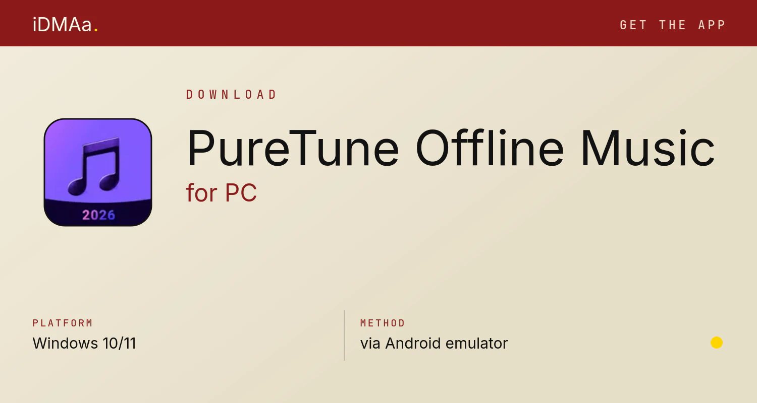 Download PureTune: Offline Music for PC Download PureTune: Offline Music for PC