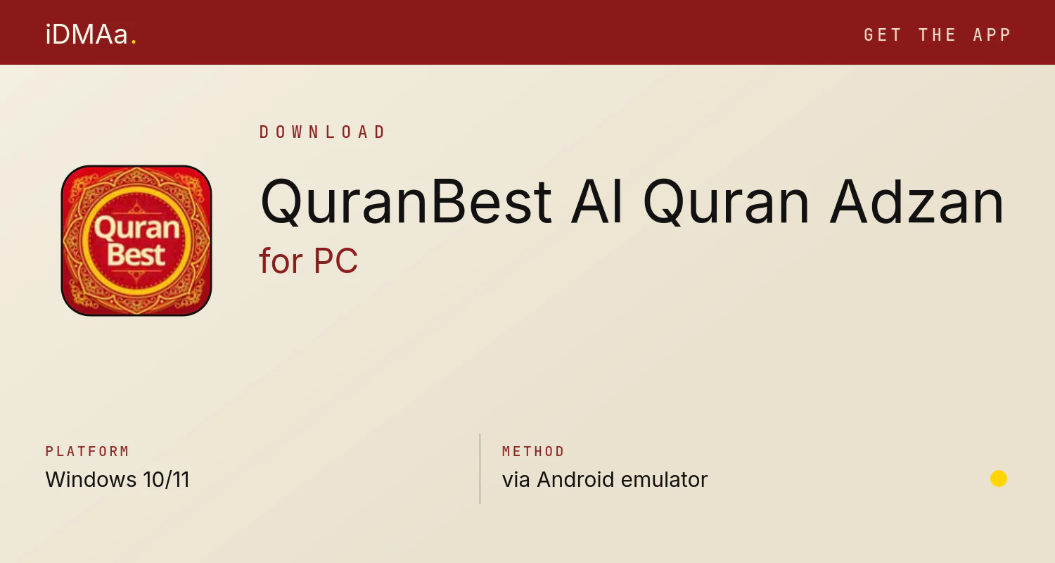Download QuranBest : Al Quran & Adzan for PC Download QuranBest : Al Quran & Adzan for PC