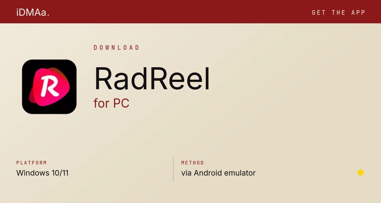 Download RadReel for PC