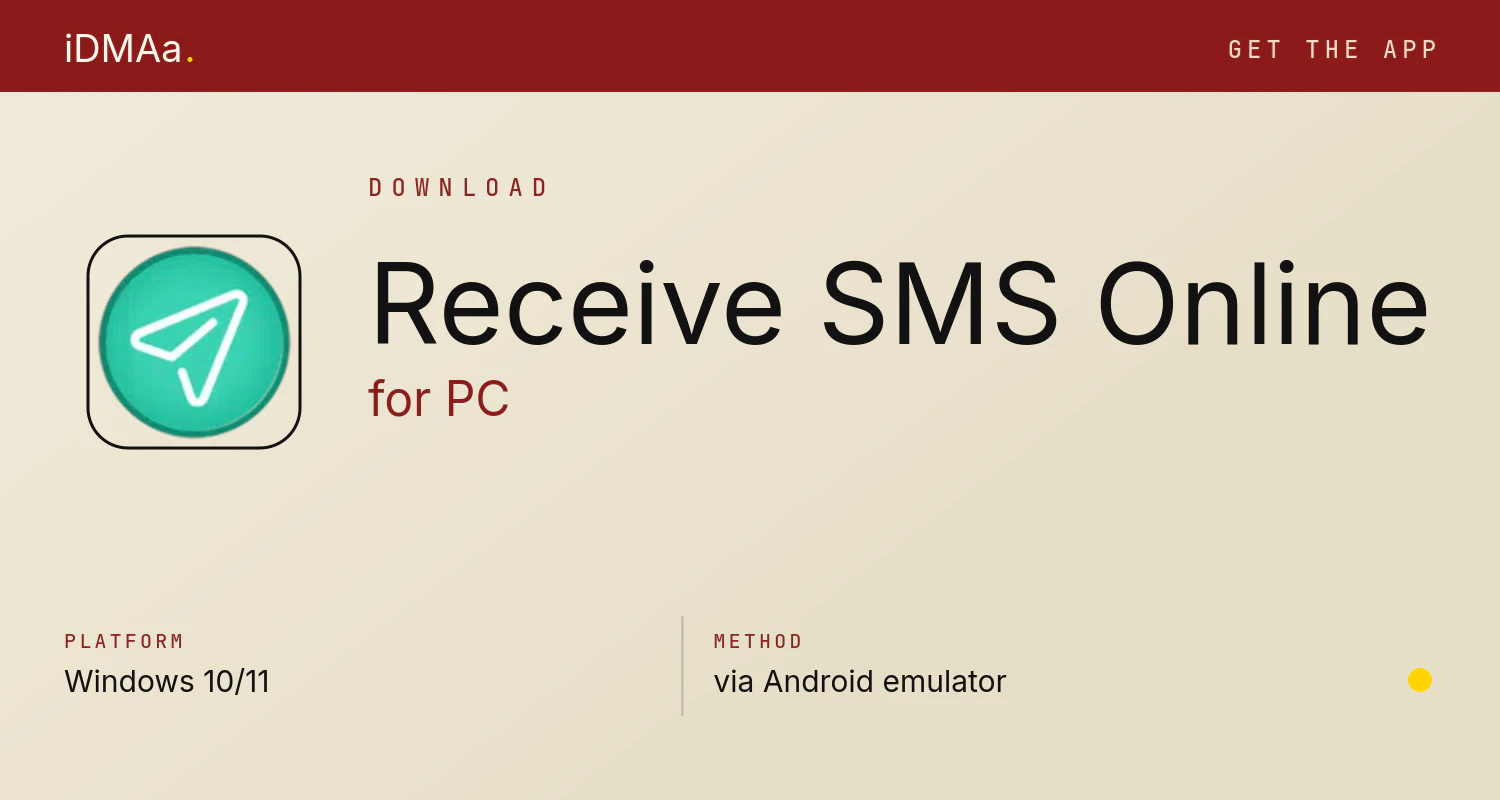 Download Receive SMS Online for PC Download Receive SMS Online for PC