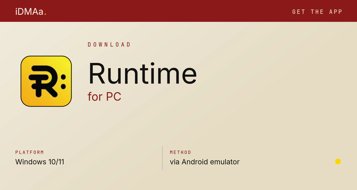 Download Runtime for PC