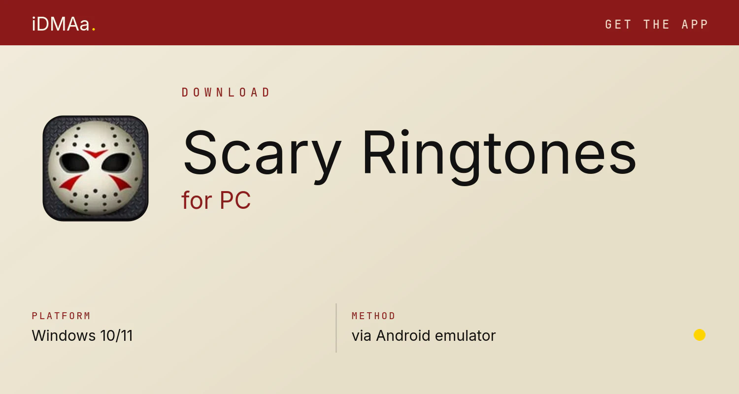 Download Scary Ringtones for PC