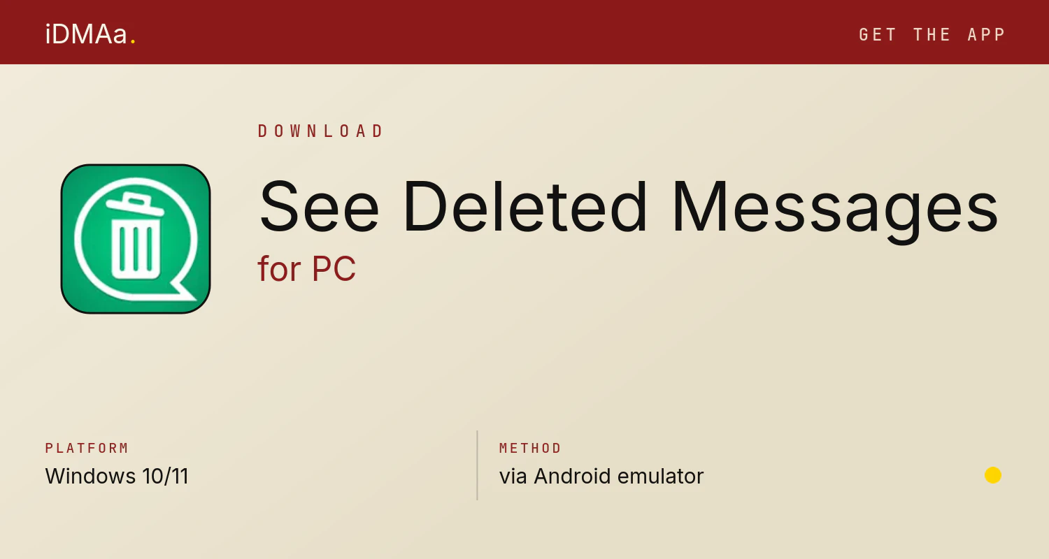 Download See Deleted Messages for PC