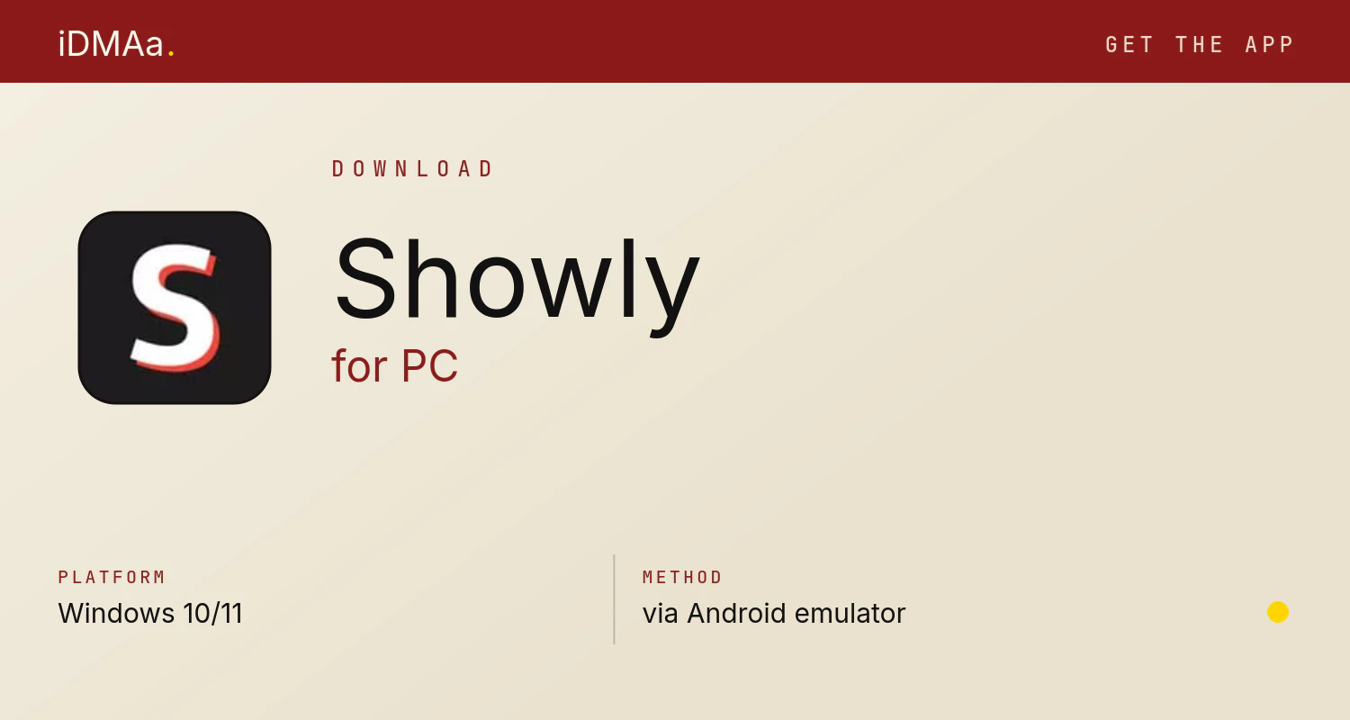 Download Showly for PC Download Showly for PC