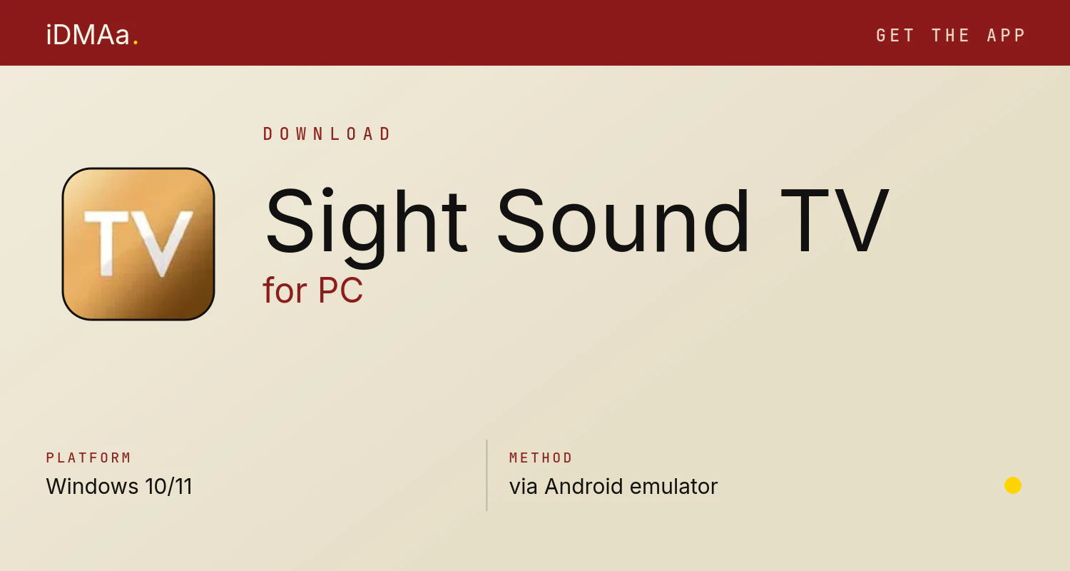 Download Sight & Sound TV for PC