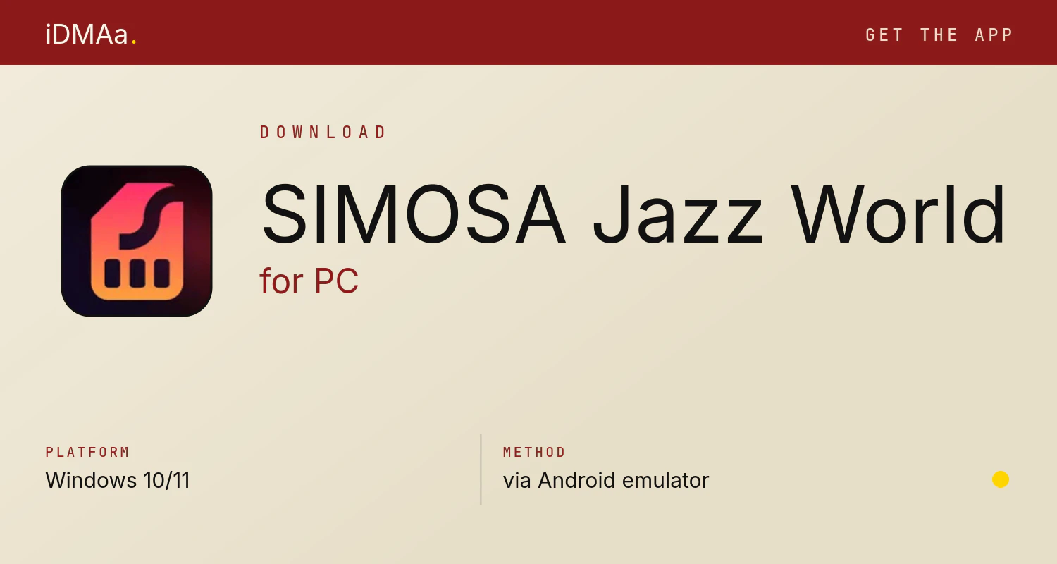 Download SIMOSA - Jazz World for PC