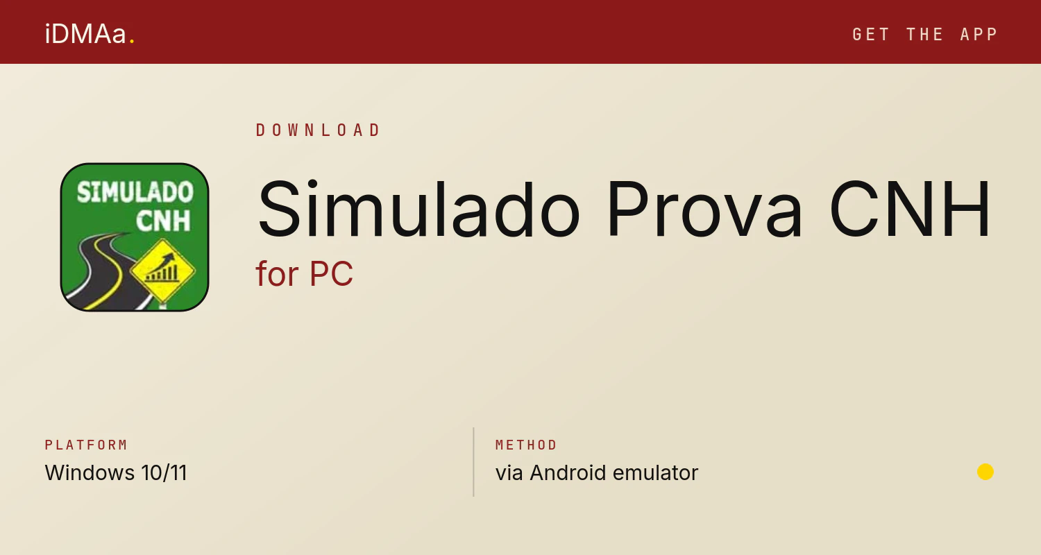 Download Simulado Prova CNH for PC