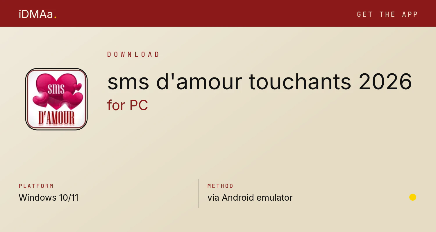 Download sms d'amour touchants 2026 for PC Download sms d'amour touchants 2026 for PC