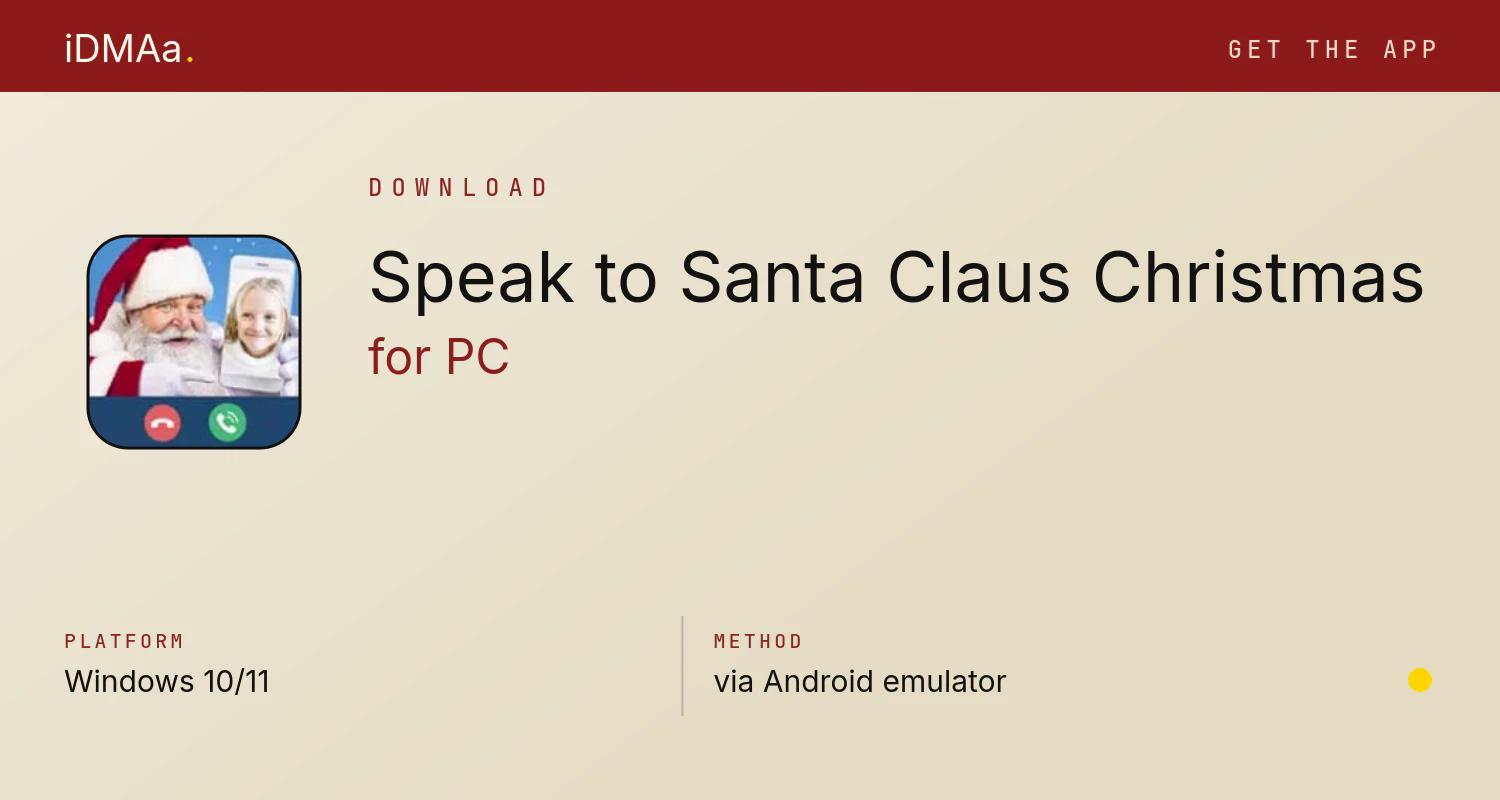 Download Speak to Santa Claus Christmas for PC