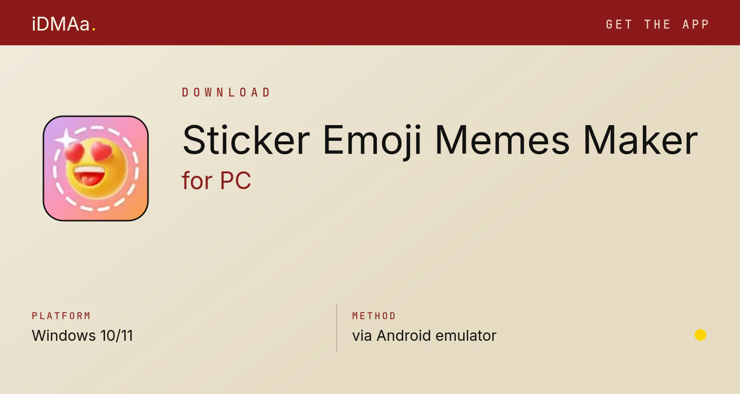 Download Sticker & Emoji - Memes Maker for PC