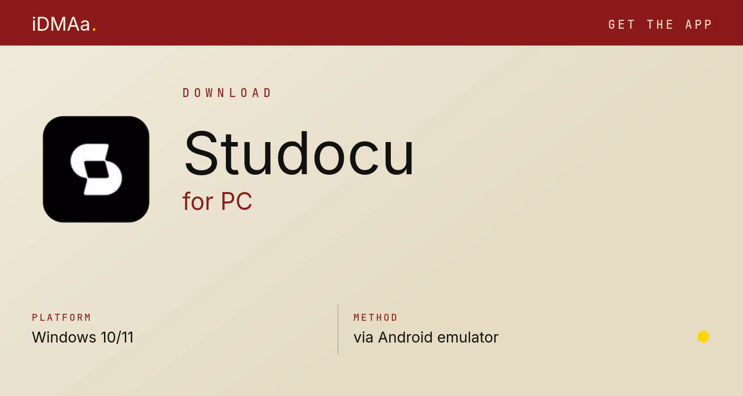 Download Studocu for PC Download Studocu for PC