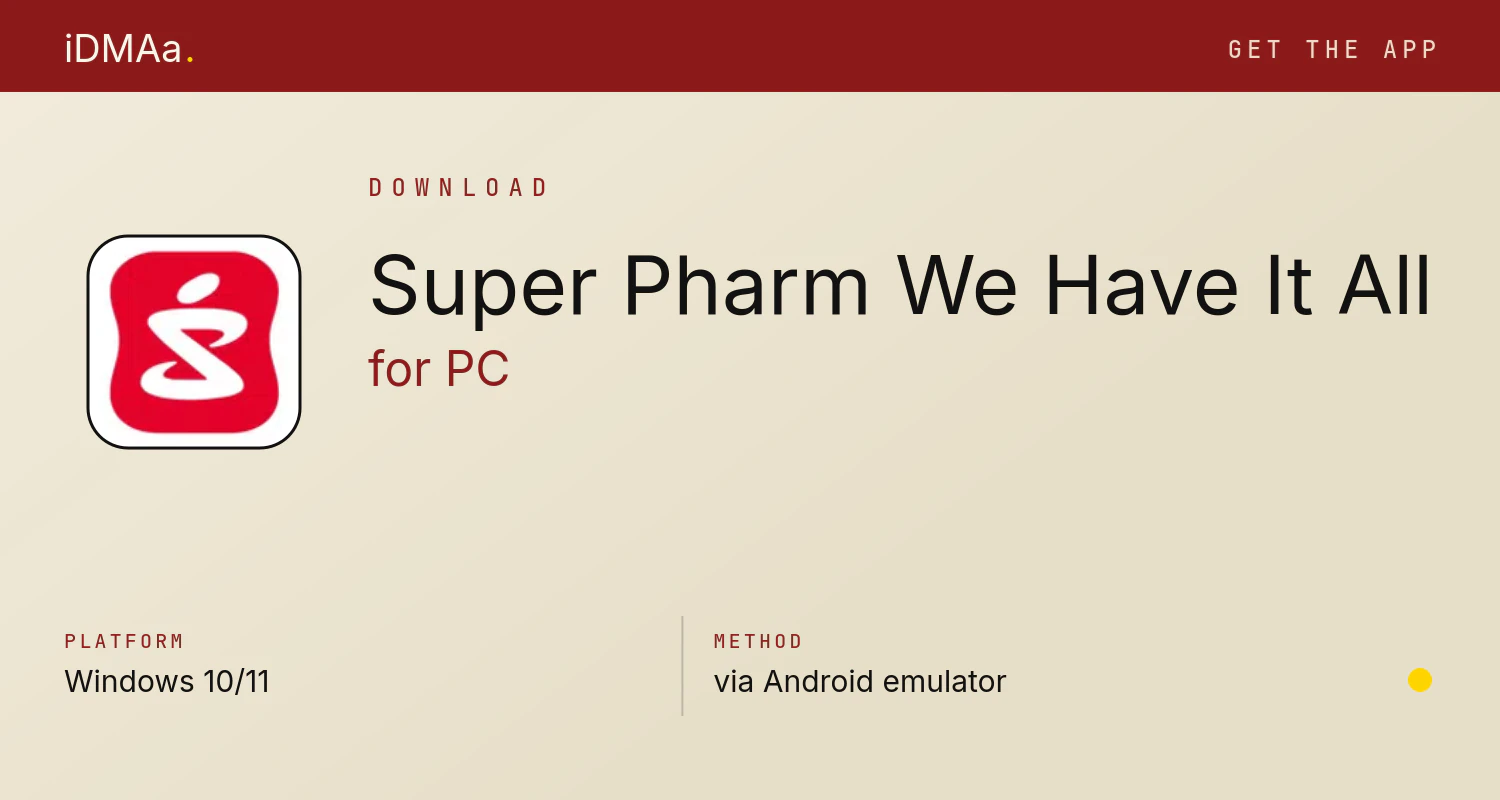 Download Super-Pharm: We Have It All for PC