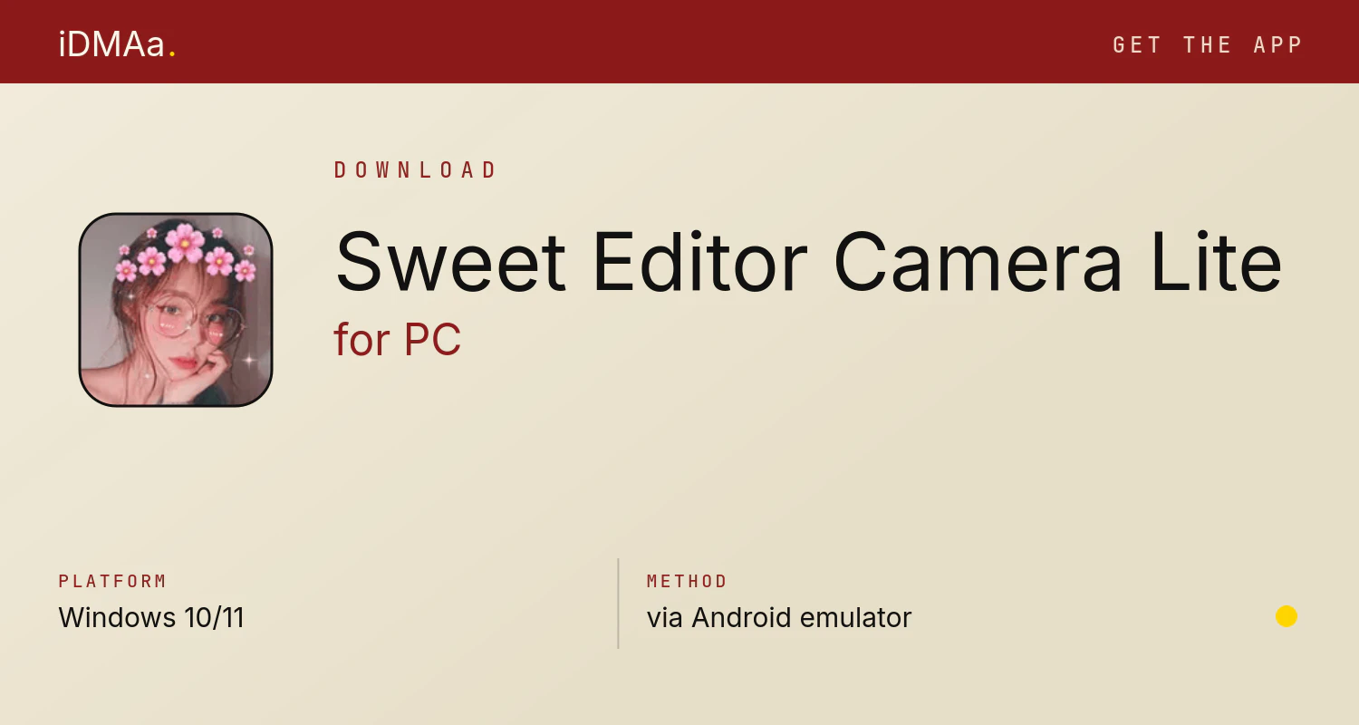 Download Sweet Editor Camera Lite for PC