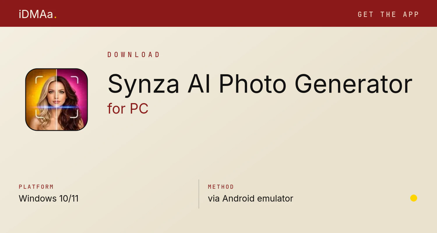 Download Synza: AI Photo Generator for PC Download Synza: AI Photo Generator for PC