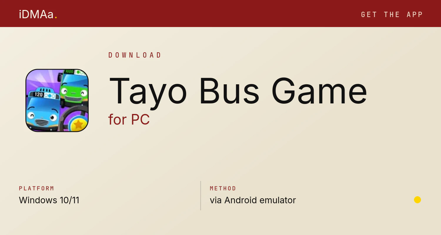 Download Tayo Bus Game for PC Download Tayo Bus Game for PC