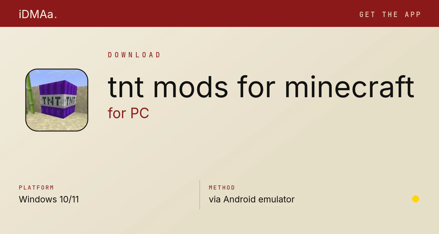 Download tnt mods for minecraft for PC Download tnt mods for minecraft for PC