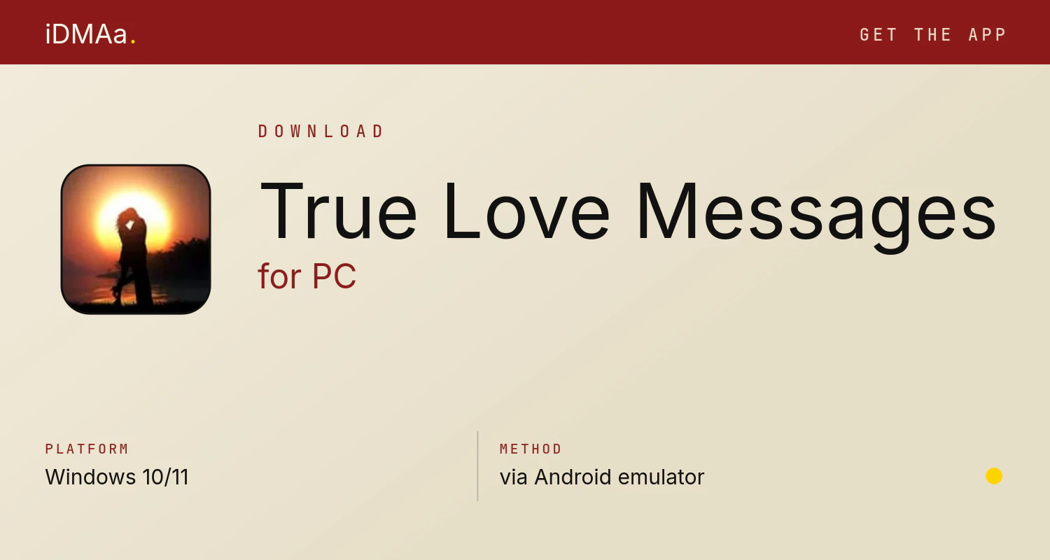 Download True Love Messages for PC Download True Love Messages for PC