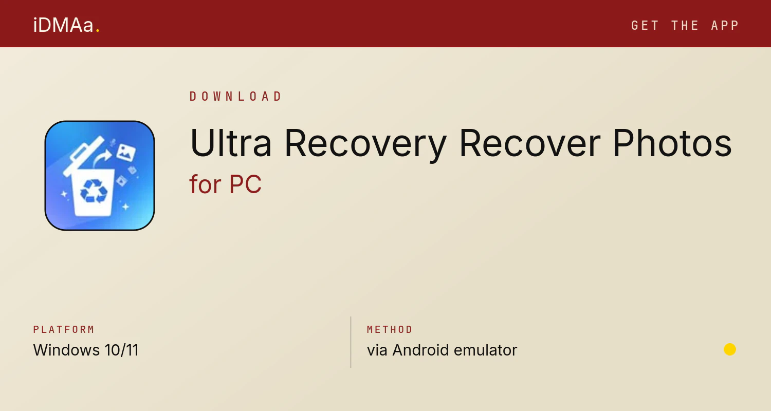 Download Ultra Recovery-Recover Photos for PC Download Ultra Recovery-Recover Photos for PC