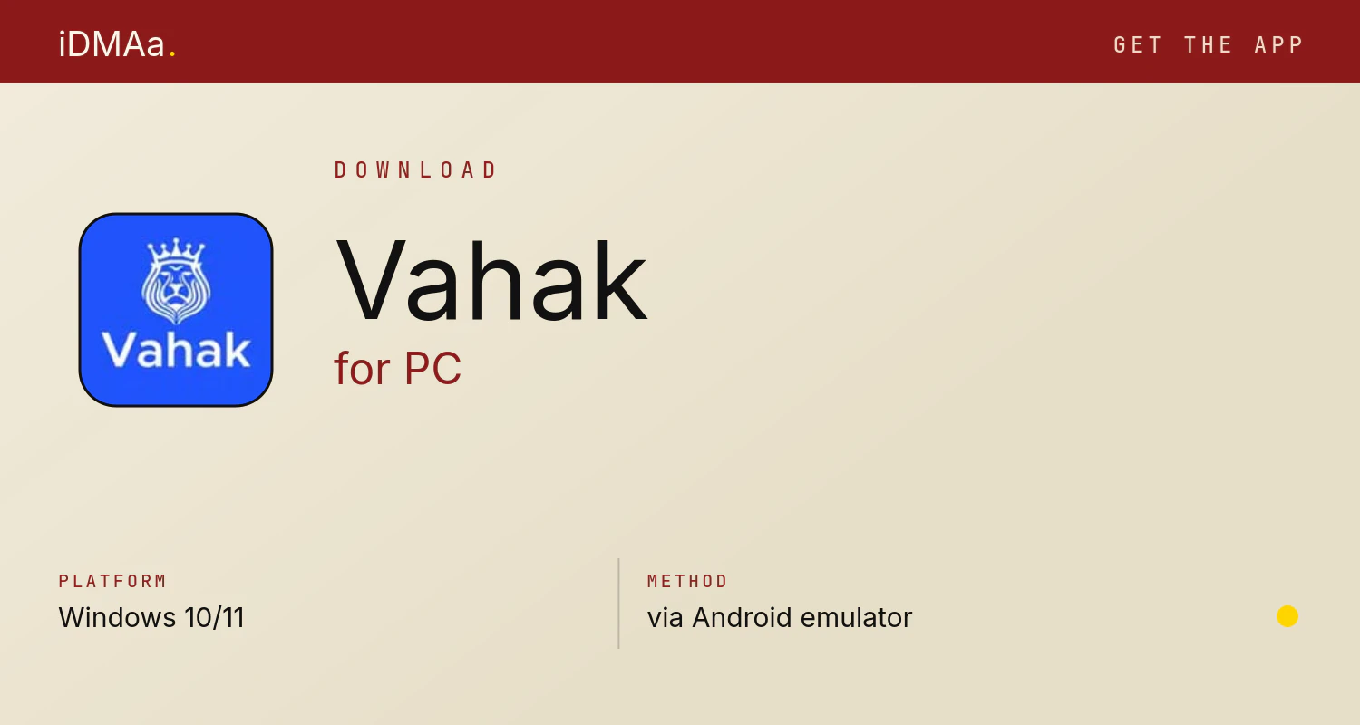 Download Vahak for PC
