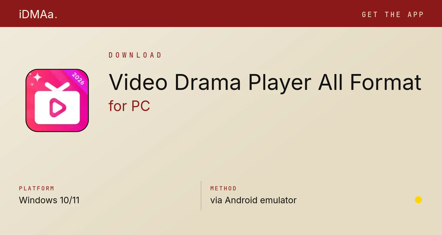 Download Video&Drama Player All Format for PC Download Video&Drama Player All Format for PC