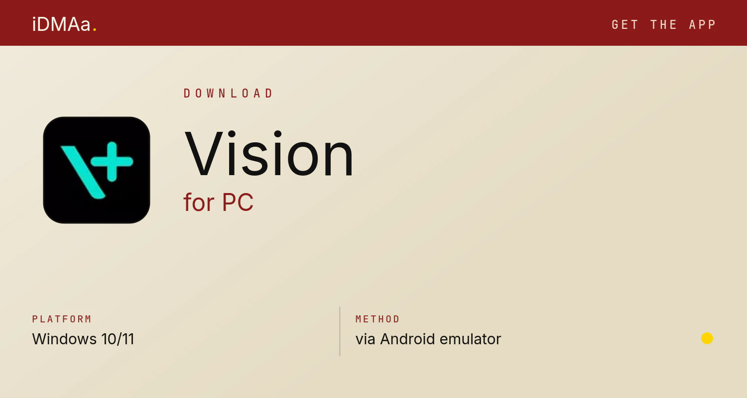 Download Vision+ for PC Download Vision+ for PC