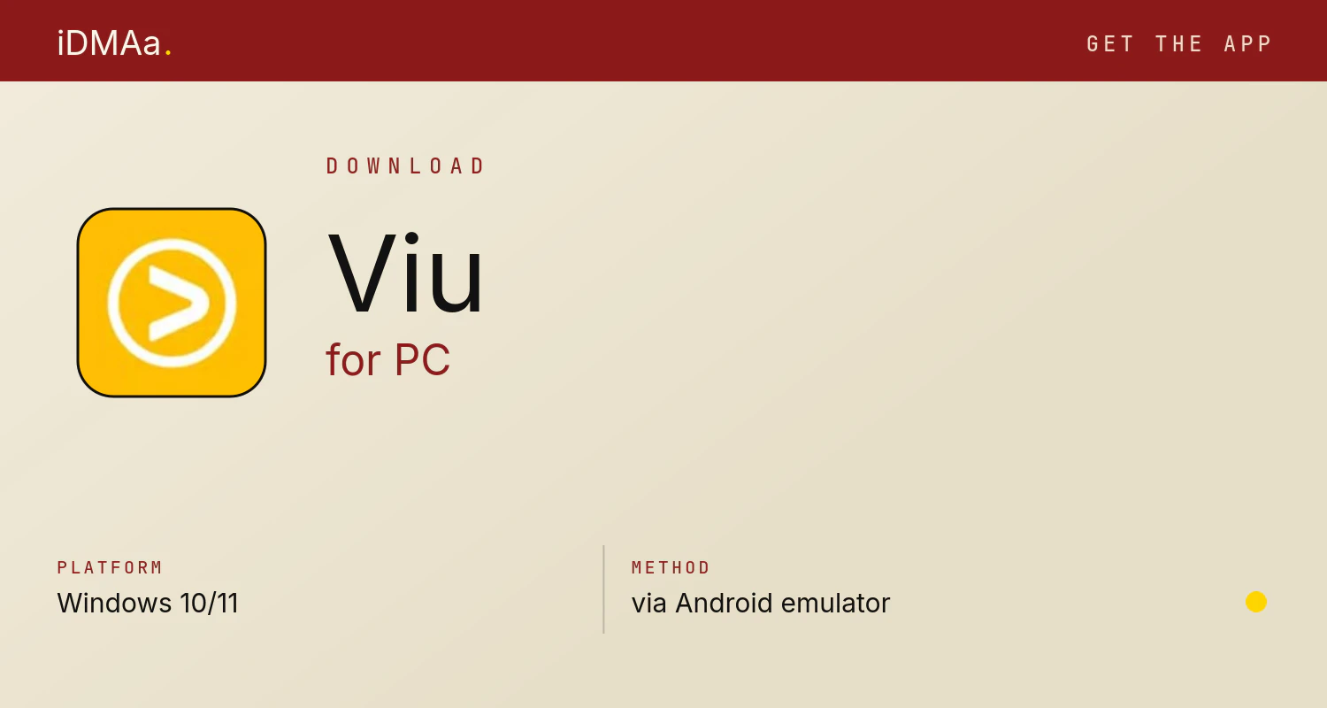 Download Viu for PC