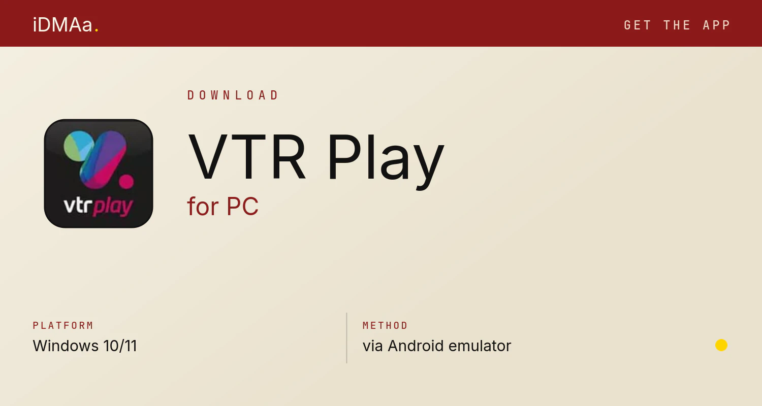 Download VTR Play for PC Download VTR Play for PC