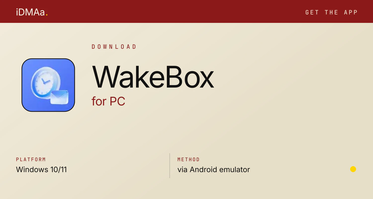 Download WakeBox for PC Download WakeBox for PC