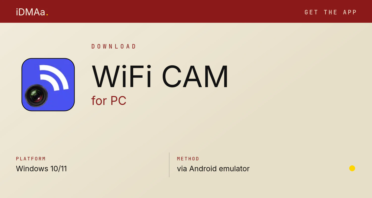Download WiFi_CAM for PC Download WiFi_CAM for PC