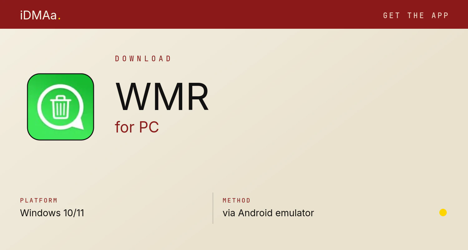 Download WMR for PC Download WMR for PC
