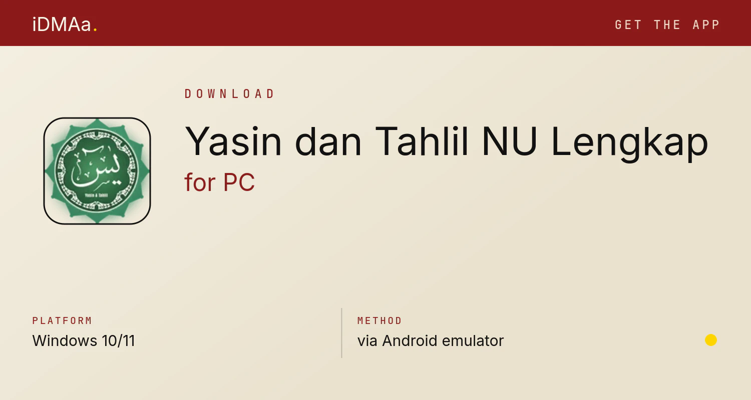 Download Yasin dan Tahlil NU Lengkap for PC Download Yasin dan Tahlil NU Lengkap for PC