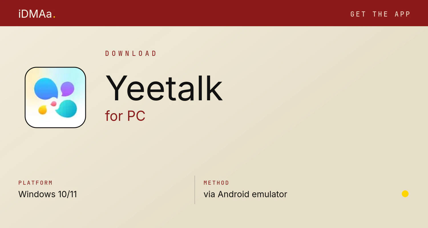 Download Yeetalk for PC