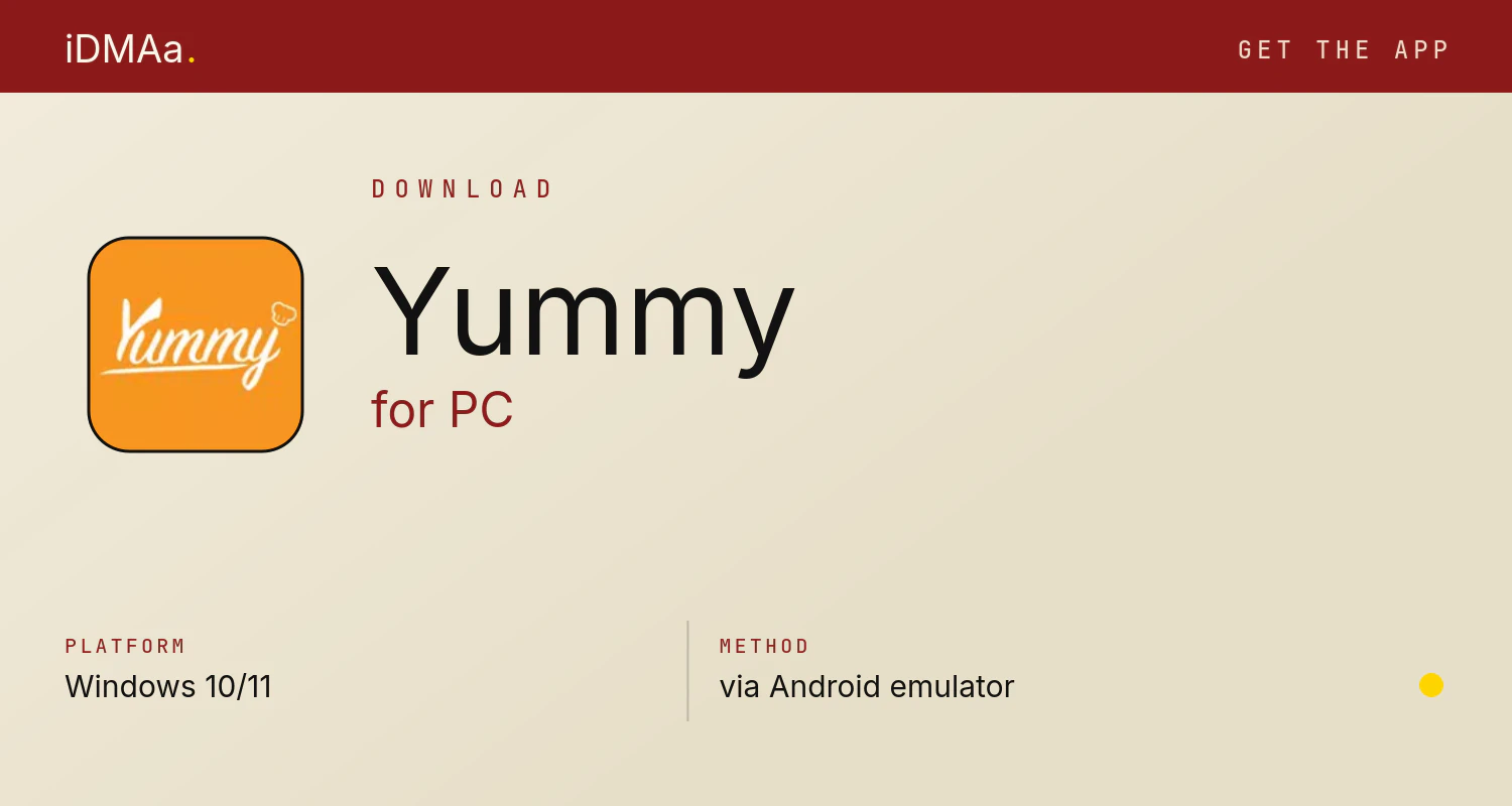 Download Yummy for PC