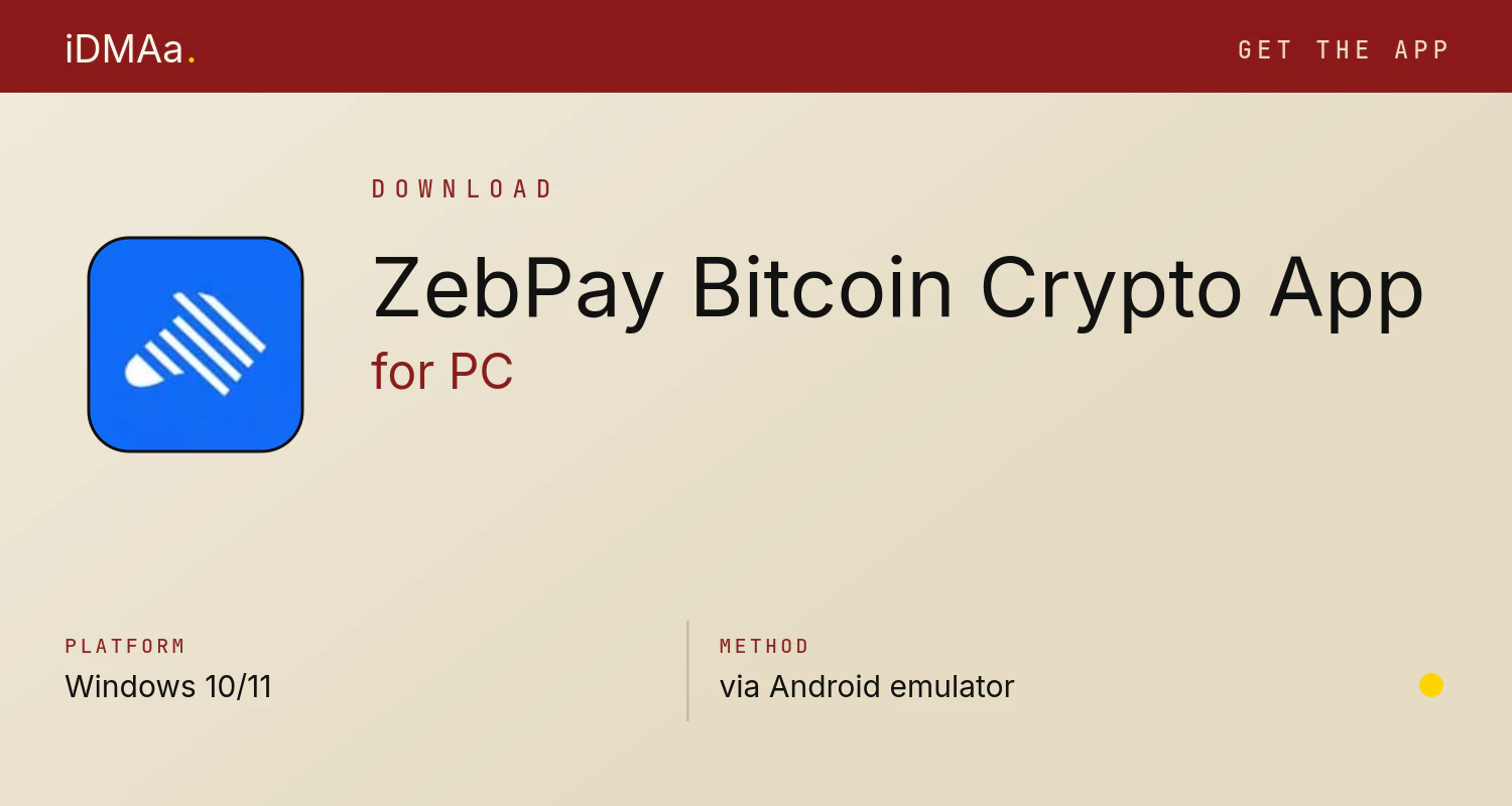 Download ZebPay: Bitcoin & Crypto App for PC Download ZebPay: Bitcoin & Crypto App for PC
