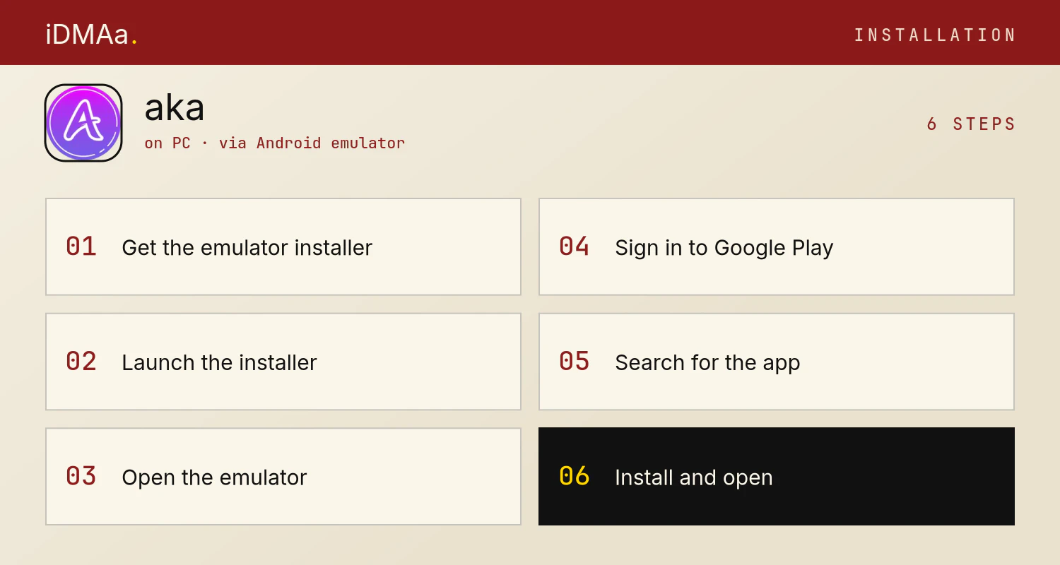 How to install aka on PC