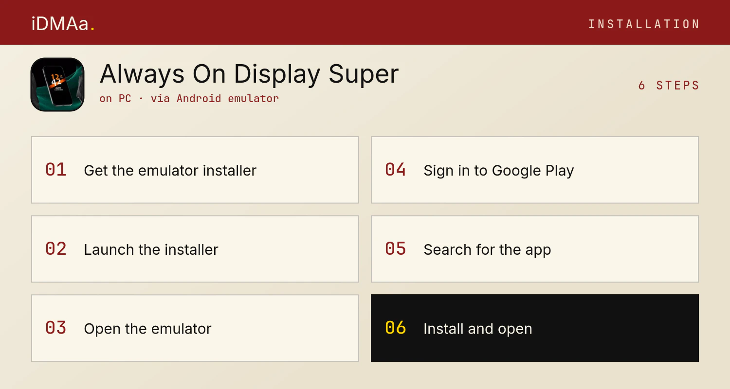 How to install Always On Display Super Amoled on PC How to install Always On Display Super Amoled on PC