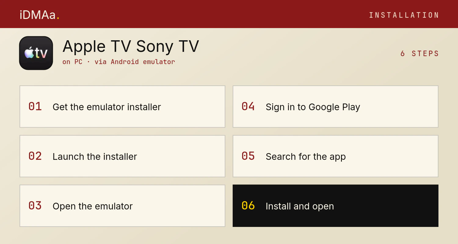 How to install Apple TV (Sony TV) on PC How to install Apple TV (Sony TV) on PC