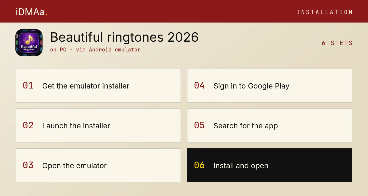How to install Beautiful ringtones 2026 on PC