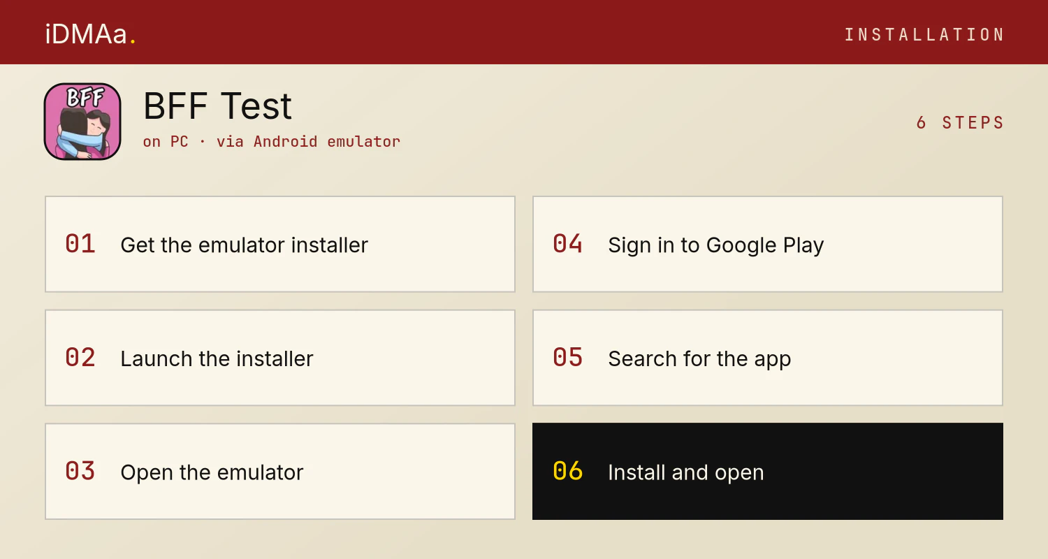 How to install BFF Test on PC How to install BFF Test on PC