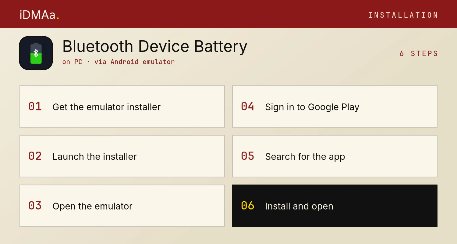 How to install Bluetooth Device Battery Perce on PC