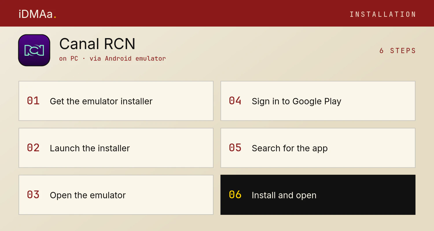 How to install Canal RCN on PC