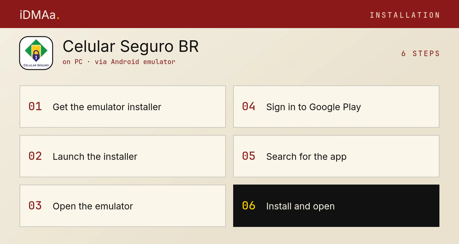 How to install Celular Seguro BR on PC How to install Celular Seguro BR on PC