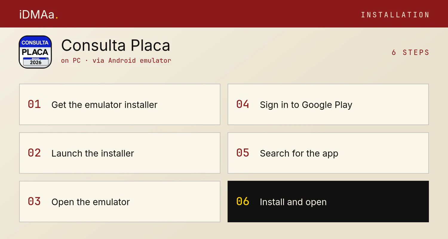How to install Consulta Placa on PC How to install Consulta Placa on PC