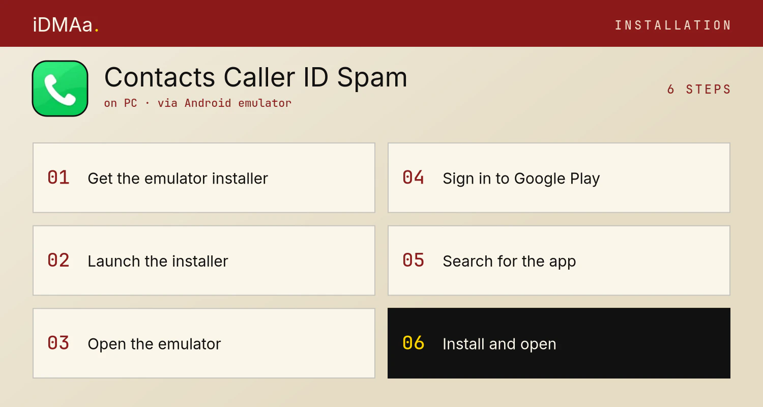 How to install Contacts - Caller ID & Spam on PC How to install Contacts - Caller ID & Spam on PC
