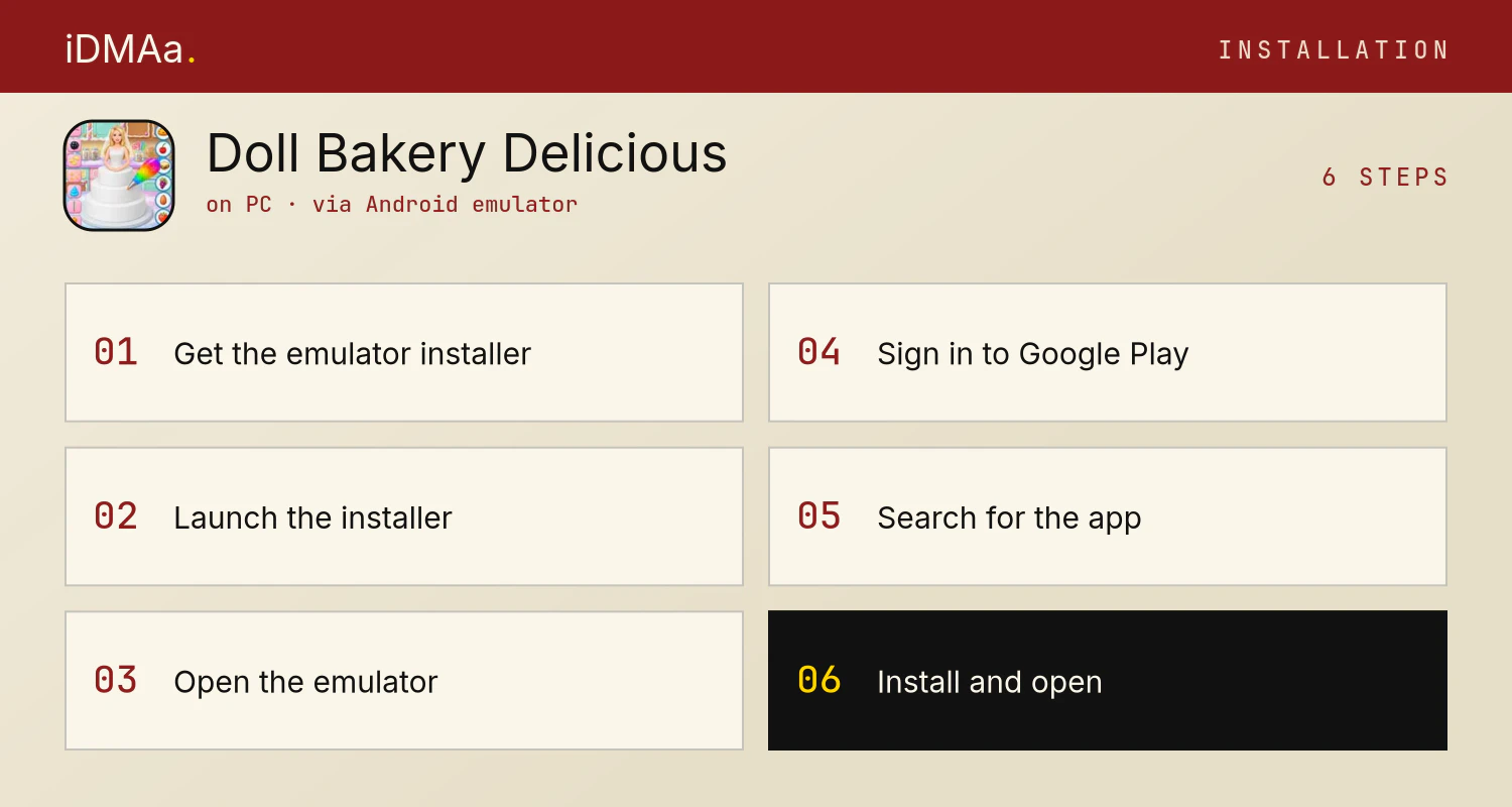 How to install Doll Bakery Delicious Cakes on PC