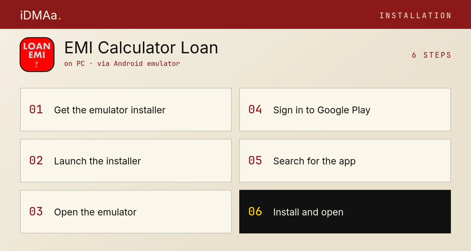 How to install EMI Calculator - Loan Planner/ on PC