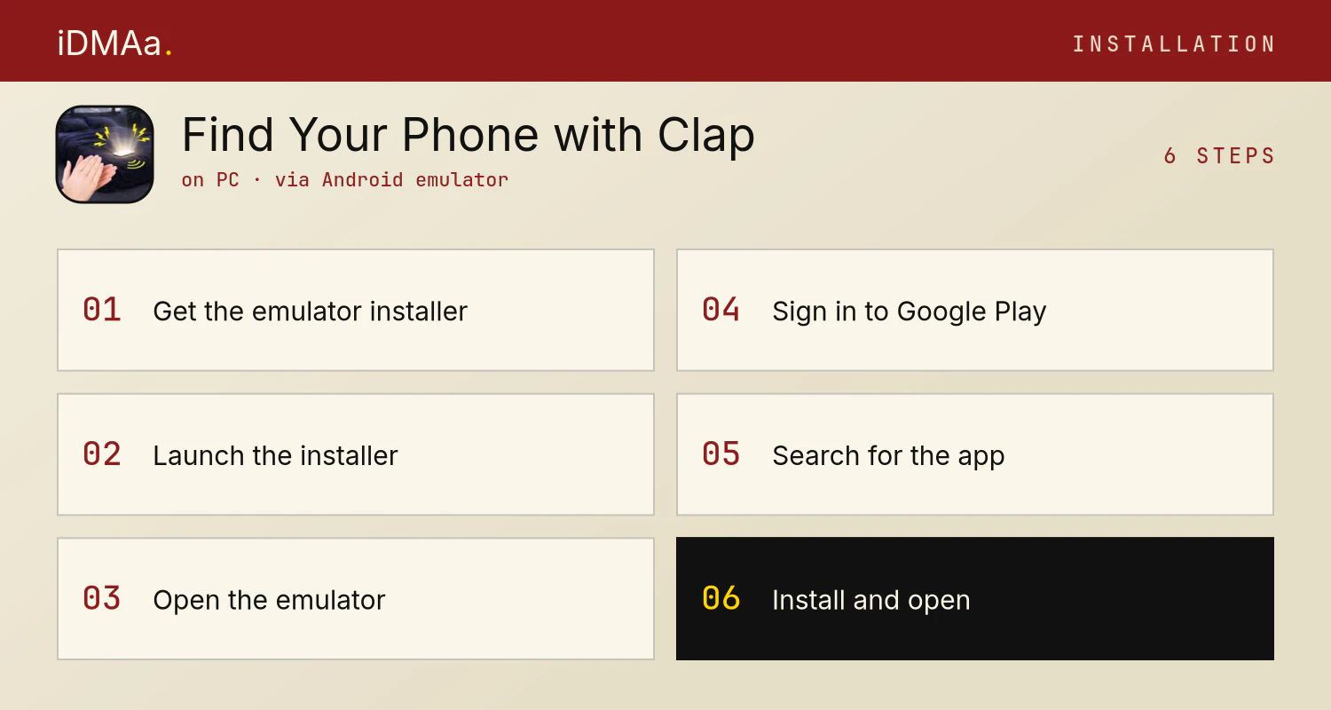 How to install Find Your Phone with Clap on PC How to install Find Your Phone with Clap on PC
