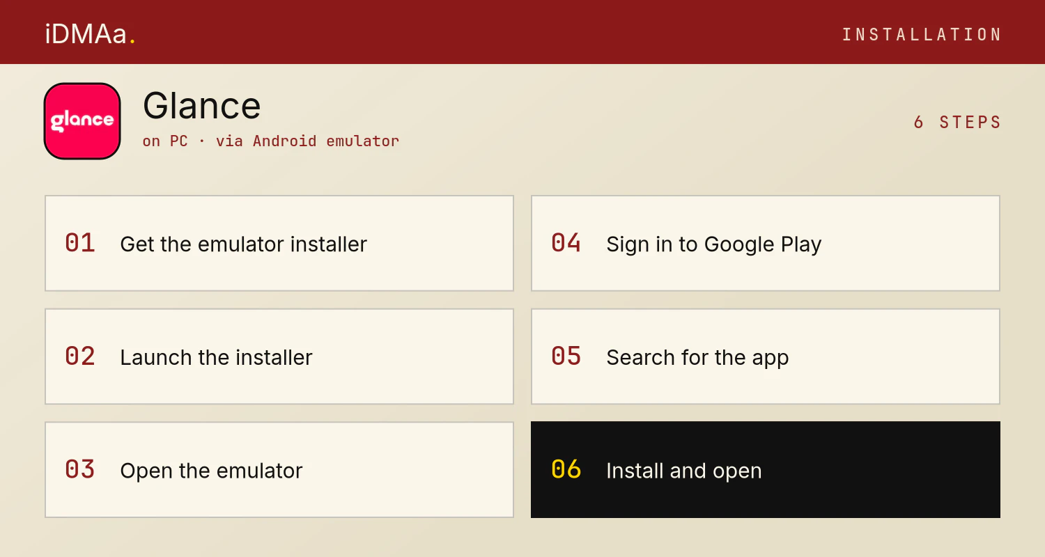How to install Glance on PC