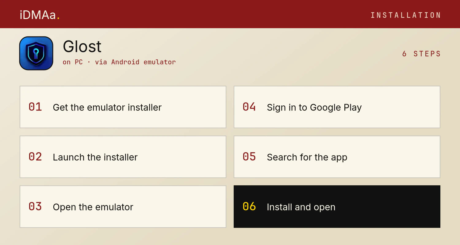 How to install Glost on PC