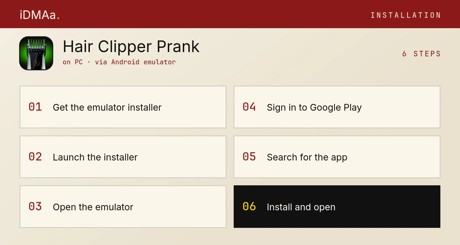 How to install Hair Clipper Prank on PC